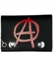 Geldbeutel mit Kette Anarchy