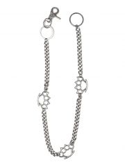 Geldbeutel Kette Schlagring silber
