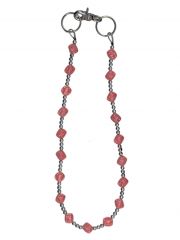 Geldbeutel Kette kleine Würfel pink