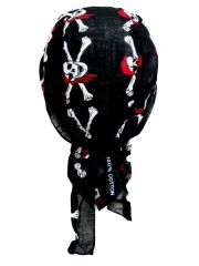 Bandana Cap Piraten Totenkopf mit Bandana