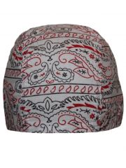 Zandana Paisley rot weiß