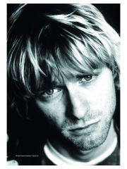 Kurt Cobain Poster Fahne Foto