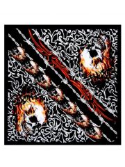 Bandana brennender Totenkopf
