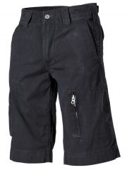 Bermudashort schwarz stonewashed