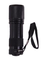 LED Taschenlampe Aluminium schwarz