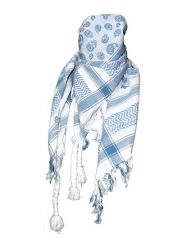 Palästinenser Tuch Weiss hellblau