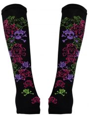 Armstulpen Skulls bunt