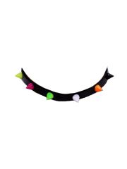 Leder Choker Halsband mit bunten Spitznieten