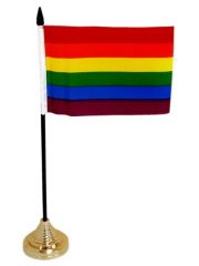 Tischfahne Regenbogen