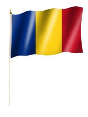 Stockfahne Andorra