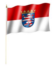 Stockfahne Hessen