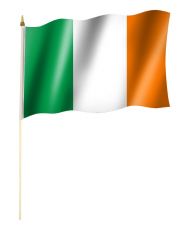 Stockfahne Irland