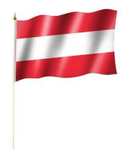 Stockfahne Österreich