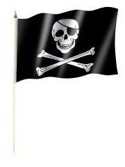 Stockfahne Piraten