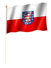 Stockfahne Thüringen