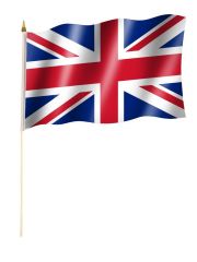 Stockfahne Großbritannien