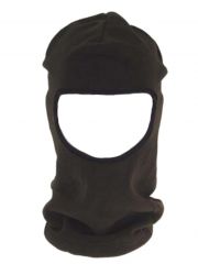 Sturmhaube 1 Loch fleece oliv mit Gummizug