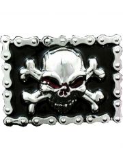 Gürtelschnalle skull and bones