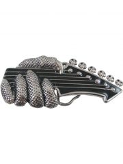 Gürtelschnalle Gitarre Hand