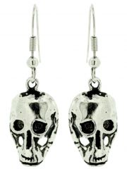 Ohrring Steinzeit Totenkopf
