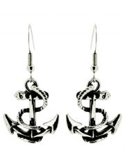 Ohrring Anker mit Schlange
