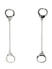 Ohrring Handschelle an Kette