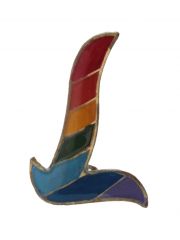 Anstecker Pin L Regenbogen