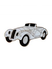 Anstecker Pin Oldtimer weiß