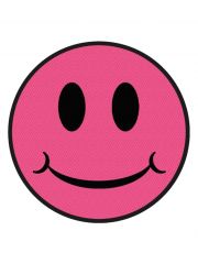 Aufnäher Smiley Pink