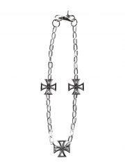 Geldbeutel Kette 3 Eisernes Kreuz schwarz