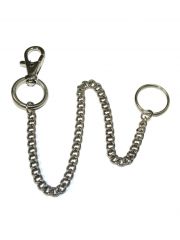 Schlüsselanhänger Karabinerhaken Kette 32,5 cm