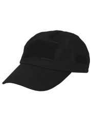 Baseball Einsatz Cap schwarz mit Klett