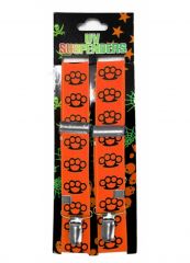 Hosenträger Schlagring orange