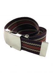 Gürtel braun beige gestreift