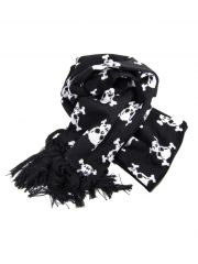 Winterset Totenköpfe Schal Beanie Handschuhe