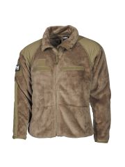 US Fleece-Jacke coyote tan