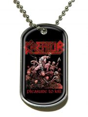 Erkennungsmarke Kreator Pleasure To Kill Dog Tag Halskette