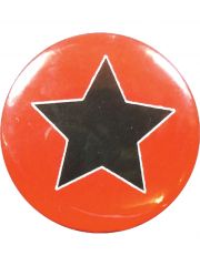 Button Stern schwarz