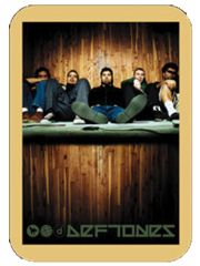3 Aufkleber Deftones