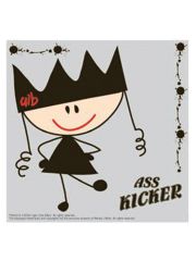 3 Aufkleber Ugly Little Bitch Wendy Ass