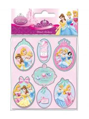 7 Aufkleber Disney Princess