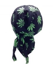 Bandana Cap Hanf schwarz grün