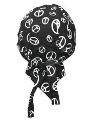 Bandana Cap Kinder Peace schwarz