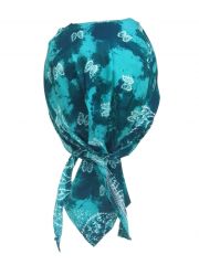 Bandana Cap Old school türkis Batik