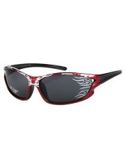 Kinder Sonnenbrille Flammen rot