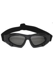 Airsoftbrille oliv mit Gittereinsatz