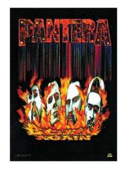 Pantera Poster Fahne Faces