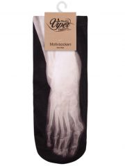 Sneaker Socken bedruckt Fuß