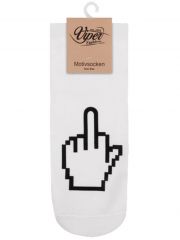 Sneaker Socken bedruckt Fuck you digital