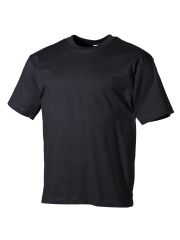 T-Shirt schwarz uni 180g/m²